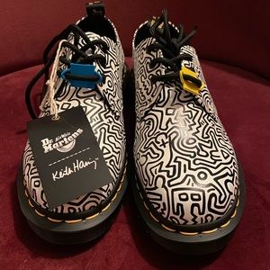 Rare 1461 Dr. Martens Keith Haring black and white
